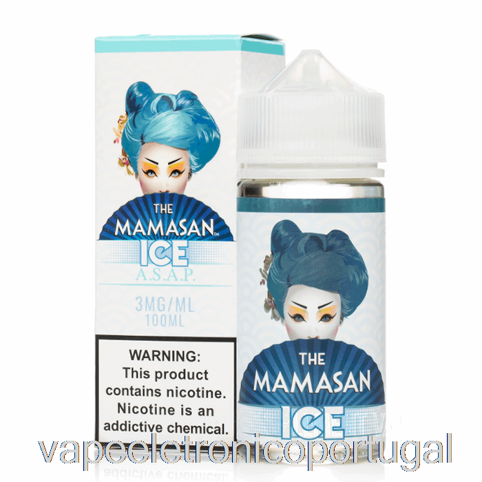 Vape Eletrônico Ice Asap - O E-líquido Mamasan - 100ml 0mg